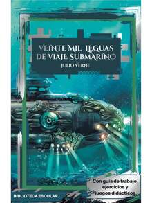 Veinte mil leguas de viaje submarino  - Libro Del Autor: Julio Verne  - Colección: Biblioteca Escolar. (Síntesis Del Libro) Edad: + 12 años. Género: Literatura Universal.  Formato: Pasta Blanda Páginas: 95 Medidas: 21 cm x 14 cm. -  Síntesis del libro - Con Guía de Trabajo – Preguntas De Comprensión Lectora - con Ejercicios y Actividades Didácticas. – Para jóvenes de 12 años en adelante.  Un monstruo marino ha alarmado a la gente y un grupo de personas ha organizado una expedición para capturarlo.  Pero pronto descubrirán que el monstruo es en realidad un submarino dirigido por el capitán Nemo, quien llevará a los expedicionarios a conocer las maravillas y a las asombrosas criaturas que se encuentran en el fondo del océano.  Sumérgete a bordo del Nautilos en esta historia que te llevará al encuentro con el misterio de la naturaleza y los grandes secretos que se esconden en las profundidades del océano. - Libro único - Ver 1