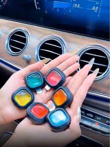 1pc New Car Fragrance Clip, Multi-Scent Ventilation Clip, 4ml Each, Long-Lasting Air Freshener, Odor Eliminating For Up To 30 Days - Multicolor - View 13