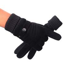 Winter Warm Gloves Men's Cycling Motorcycle Windproof Warm Leather Touch Screen Mittens Thickned Anti-Slip Gloves Winter Gear Snow Gloves - Multicolor - View 11