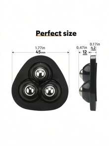 1/4个粘性耐磨承重小滑轮，万向轮，三种颜色可选，底部带静音脚轮，优质重型旋转轮 - 顺滑360°旋转脚轮，带三重滚珠轴承，静音耐磨，无需钻孔即可承重家用物品 - 彩色 - 查看 11