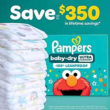 Pampers Baby Dry - Pañales Etapa 3, 32 Piezas.Para bebés de 7 a 13 Kg - Talla 4 (28 Unidad) - Ver 6
