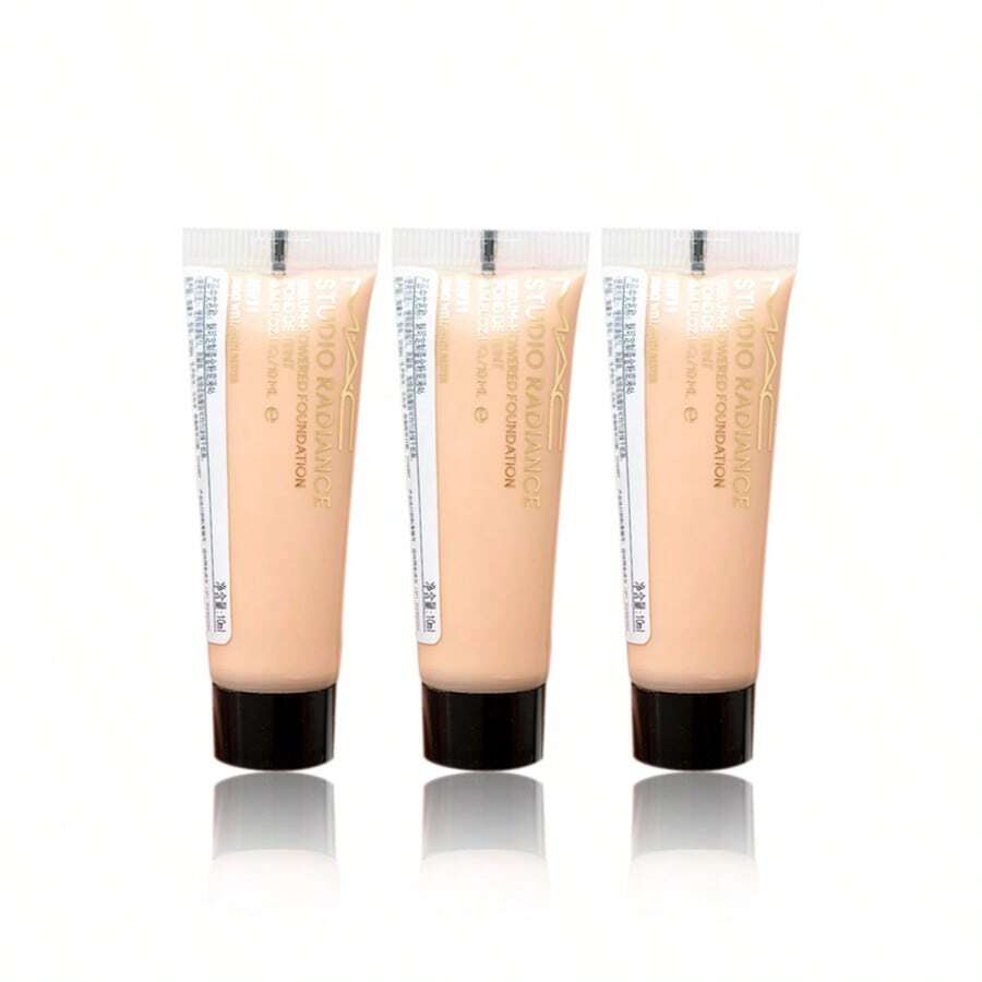 3 pcs MAC Customized Metallic Foundation 45N11# 10ml - Pameran #NM11 - View 1