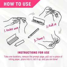 1 Set, incluye 150 filtros, 5 paquetes de papel de liar King Size de 110 mm con 4 sabores (fresa, plátano, arándano, chocolate), un gran regalo para seres queridos o amigos, adecuado para el Día de San Valentín, festividades, cumpleaños - Multicolor - Ver 8