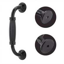 4pcs Antique Metal Cabinet Handles, Black Solid Cupboard Pulls, Kitchen Drawer Knobs For Furniture Hardware Application - Multicolor - View 10