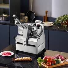Automatic Meat Slicer, 500W, Electric De Li Slicer Machine With 10 Inch Sharp 75Cr1 Steel Blade, 0-0.67 Inch Adjustable Thickness, 633 RPM Fast Slicing, For Frozen Meat, Cheese, And Bread - US B Type Plug(110-127V) - View 9