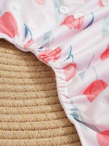 3 piezas de pañales de tela reutilizables y absorbentes con forro de franela, pañales para bebé - Multicolor - Ver 6