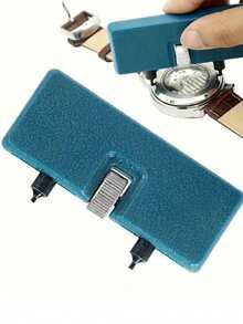 1pc Multi-Function Blue Watch Repair Tool, Case Opener - Blue - View 4