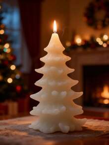 Vela perfumada con aroma a árbol de Navidad, decoración creativa para crear ambiente navideño, regalo de vela perfumada navideña, decoraciones navideñas, regalos de Navidad