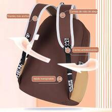 Mochila escolar multifuncional de estilo capibara para niños, linda y con gran capacidad - Estilo Ⅰ - Ver 4