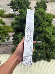 1 rollo de 10M Papel para hornear, hojas de papel pergamino rectangulares para hornear para panadería, barbacoa, fiesta, freidora de aire, cocina, revestimientos de freidora de aire, papel para freidora de aire