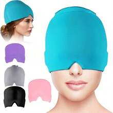 1PC Head-Relieving Cap, Ice-Head Wrap For Hot Or Cold Therapy, Relieving Tension. Suitable As A Birthday Gift For Ladies And Gentlemen. Applicable In Summer, Outdoor Sports, Travel, Kitchen, Bedroom, School, Office, Etc. - Multicolor - View 2