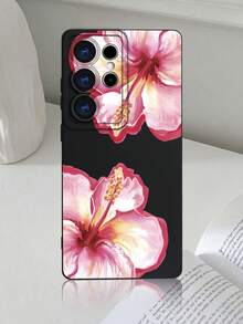GALLAPLE Cute Floral Pattern Phone Case, Shockproof, Slim-Fit, Flexible Design, Fashionable Phone Accessory For Teens And Women, Lightweight, Durable, Scratch-Resistant, Summery Vibe, Compatible With Samsung Galaxy S25Ultra/S25Plus/S25EDGE/S25/S24Ultra/S24/S23Ultra/S23/S22Ultra/S22 Case - 寶藍色 - 查看 11