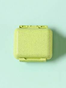 Mini 6-Compartment Pill Box, Portable 6-Grid Pill Case, Sealed Medication Box, 6-Day Pill Organizer