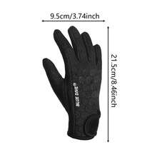 1.5mm Neoprene Diving Gloves, Anti-Slip Snorkeling Gloves, Suitable For Snorkeling And Paddleboarding - Black - View 8
