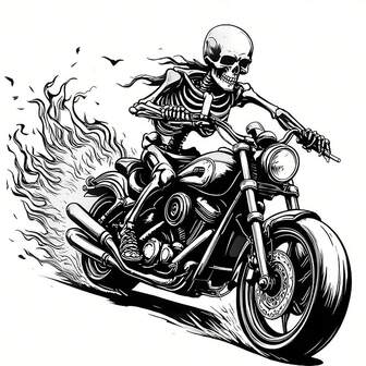 1pc/2pcs/3pcs Durable Washable DIY Heat Transfer Stickers - Riding Ghost Design, For T-Shirts, Pants, Hoodies, Backpacks - Home Textile & Apparel Design, Easy To Apply