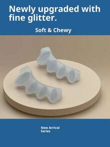 升级版：柔软有弹性的新产品【采用硅胶趾间分离器分离脚趾】硅胶趾间分离器男女通用，专为重叠和分离脚趾而设计。 - 彩色 - 查看 3