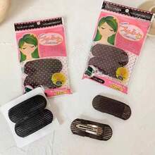 2 Presilhas Volumizadoras Invisíveis e Fofas, BB Clip-On Root Puff Maker, Almofada Volumizadora Minimalista e Sem Costura para Cabelo Feminino, Acessório Essencial para Franja e Aumento de Volume, Kit de Penteado, Kit de Ferramentas para Cabelo - Preto - Ver 5