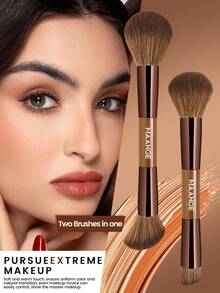 MAANGE 9件套亲肤舒适化妆刷套装，超柔软，包含粉底刷、遮瑕刷、修容刷、鼻刷，适合日常面部彩妆，粉底刷适用于液体粉底，适合女性和女孩使用。套装包含化妆刷，化妆刷套装，全套化妆刷套装，化妆套装，化妆刷套装，化妆礼品套装，赠品，专业化妆刷，全套化妆刷套装 - 咖啡棕 - 查看 5