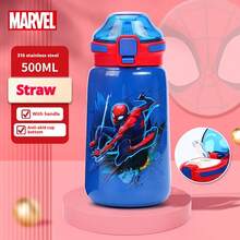 1pc 500ml Stainless Steel Insulated Tumbler, Leak-Proof, With Straw Or Direct Drinking, Large Capacity, Portable For Home Or Travel