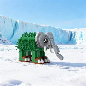 350Pcs Micro Mini Building Blocks: Shan Hai Jing Themed Puzzle Toys. With Stick - Figure Men, Crocodile Fighters, Banana Monkeys, Etc. Multiple Novel Shapes. Ideal For Building Block Beginners. Improve Thinking Reaction And Patience. Creative Model Decorations, Top Choice For Festival Gifts