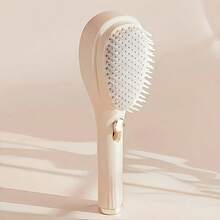 Awaoko 1支装奢华伸缩梳，创意防静电设计，打造蓬松顺滑秀发。双面按摩梳，温和呵护秀发，轻松梳理打结。个人护理产品，一键去除脱发 - 彩色 - 查看 11
