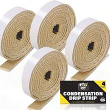 4pk Condensation Drip Strip - 2mx15mm Absorbent Tape Window Condensation Moisture Control - Drip Strips, Window Moisture Absorbers - Initial - View 1