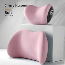 Memory Foam Car Neck & Lumbar Support Pillow Set - Headrest, Lumbar And Shoulder Pillows, Suitable For Car Or Home Use - Multicolor - View 8