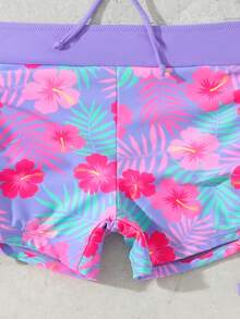 Keke VEST Tropical Style Youth Beach Set – Comfort And Charm For Summer 2025 J3608 - Màu tím - Xem 3