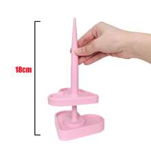 3D Print Vertical Spinning Stand Shiny-Design Heart Knitting Rotary Plastic Tools Yarn Spinners Organizer Storage Holder