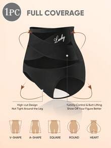 MEIYATING Bielizna damska z wysokim stanem, modelująca biust, oddychająca siateczka, bezszwowe figi modelujące brzuch, wyszczuplające i podnoszące