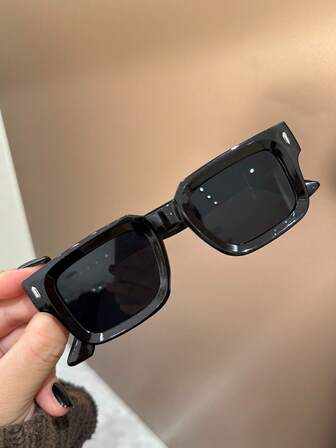 1pc Children's Fashion Transparent Lens Glasses, Retro Nerd Design, Suitable For Teenagers, Daily Life, Reading, TV Watching, Gaming And Phone Use, Fashionable Eyewear For Decoration