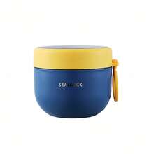 1 pieza Taza de avena, Taza de desayuno, Taza sellada y aislada con tapa y cuchara, Taza de ensalada, Taza de yogur, Taza de batido con tenedor, Recipiente duradero y a prueba de fugas, Taza portátil para frutas y verduras, Adecuada para la escuela, la oficina, viajes y la cocina