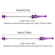 VXM钛合金快拆杆，适用于公路车和山地车前后轮，越野车和折叠自行车零件及配件 - 彩色 - 查看 4