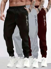 男士纯色简约百搭针织裤，十字印花，时尚有型，适合运动和休闲场合，款式多样，穿着舒适。女士们可以买来送给男友或丈夫，这将是一份很棒的礼物。