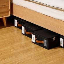 4/8 Pack Wardrobe Organizers And Storage, Foldable Bedding Storage For Bedsheets, Duvet Covers And Pillow(Queen Or King Size), Sheet Storage For Wardrobe With Window,Bed Sheet Organizers And Storage - 黑色 - 查看 9