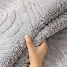 1pc Plush Thickened Sofa Cover, Machine Washable, Pet Friendly, Suitable For Living Room, Bedroom Or Office Decor, 1/2/3/4 Seater Sofa Cushion, 4 Solid Colors Available - Light Grey - View 4