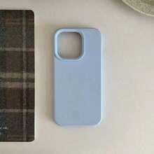 Liquid Silicone Phone Case In Solid Yellow - Anti-Yellowing & Soft Protective, Compatible With [Device], Waterproof, Shockproof, Anti-Fall, Anti-Scratch - Style 3 (1 Piece) - View 2