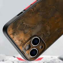 Custodia per iPhone 11, 13 Mini, 16e, 14, 15, Plus, 12, 17, 16, Pro Max, 17 Air, XS, con design retrò arrugginito, compatibile con custodia 17, custodia 17 Pro, custodia 17 Pro Max