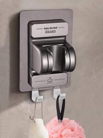 1 pieza Soporte de ducha ajustable sin perforación, accesorio de ducha sin taladro