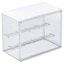 Bohemian Stil Acryl Vitrine, geeignet für Figuren, Puppen und Sammlerstücke - transparente Aufbewahrungsbox mit selbstklebender Montage, wiederverwendbar, perfektes Weihnachtsgeschenk