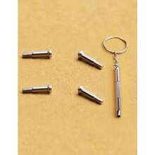 2 Pairs Steel Replacement Screws Screwdriver Set Repair Kit For  Wayfarer RB2140 RB2168 RB4168 Eyewear Frame Fixing Tool For Sunglasses Lens Adjustment And Maintenance In Daily Use And Travel Scenarios - Steel - 查看 6