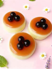 1个柔软Q弹蛋糕玩具，面包造型，超柔软慢回弹蛋糕造型，可用作压力球、手指玩具（随机配件）、成人减压玩具、挤压球、柔软可爱玩具，缓解焦虑，感官手指玩具（适合14岁以上人群） - 彩色 - 查看 2