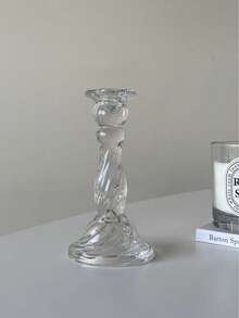 3/2 szt./1 szt. szklanych świeczników, stojące europejskie retro tłoczone kryształowe świeczniki, dekoracja stołu w salonie na walentynki, aromaterapeutyczna podstawa świecy, romantyczna dekoracja - świeczniki i świeczniki do domu, salonu, sypialni, hotelu/restauracji/przestrzeni komercyjnej - idealne na wesela, walentynki i Nowy Rok