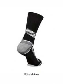 Unisex Professional Sports Socks, Outdoor Cycling Running Basketball Football Athletic Socks, Comfortable Moisture-Wicking Breathable Long Crew Socks - Multicolor - View 9