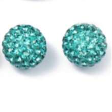 1 Pair 925 Sterling Silver Crystal Ball Stud Earrings, Birthstone Earrings, Low Allergy Gemstone Earrings, Suitable For Daily Wear - Birthstones - View 12