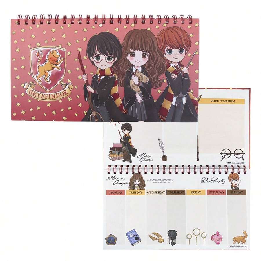 CERDÁ LIFE'S LITTLE MOMENTS  Small Spiral Weekly Planner - Official License, Red, 2100003560 - Watermelon Pink - View 1