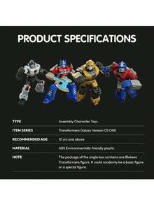 BLOKEES Transformers Galaxy Series 05 Second Wave Model Kit, Collectible Posable Action Figure Assembly Set | Adult Toy Gift - 1 Box (random Style) - View 5