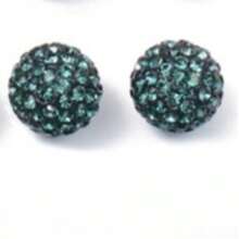 1 Pair 925 Sterling Silver Crystal Ball Stud Earrings, Birthstone Earrings, Low Allergy Gemstone Earrings, Suitable For Daily Wear - Birthstones - View 8