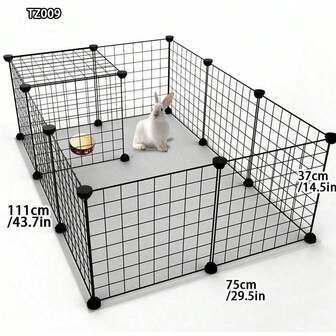 Husdjursstaket Kaninbur För Hem Inomhus Smådjursbur Järntrådsnät Marsvin Hamsterbur