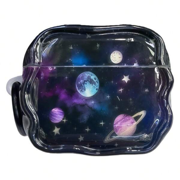 غطاء واقي لسماعات الأذن بتصميم سماء نجمية سوداء، غطاء واقي مقاوم للصدمات مناسب لطرازات 1/2/3/4/برو